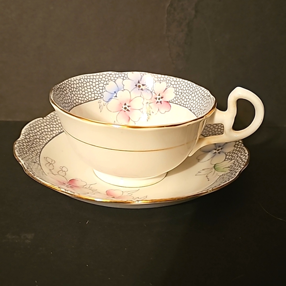 Cup & Saucer Bell China made in England